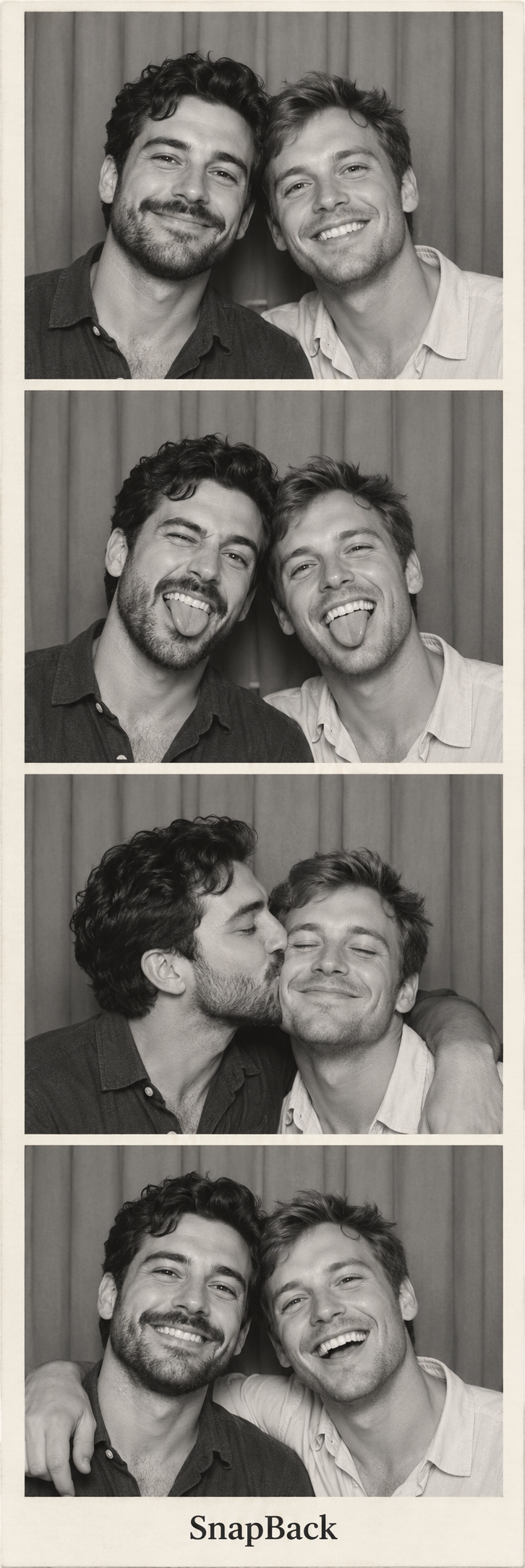 A sample color photo strip